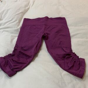 lululemon athletica Purple Capri Leggings